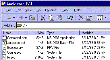 Screenshot of Windows Explorer listing files